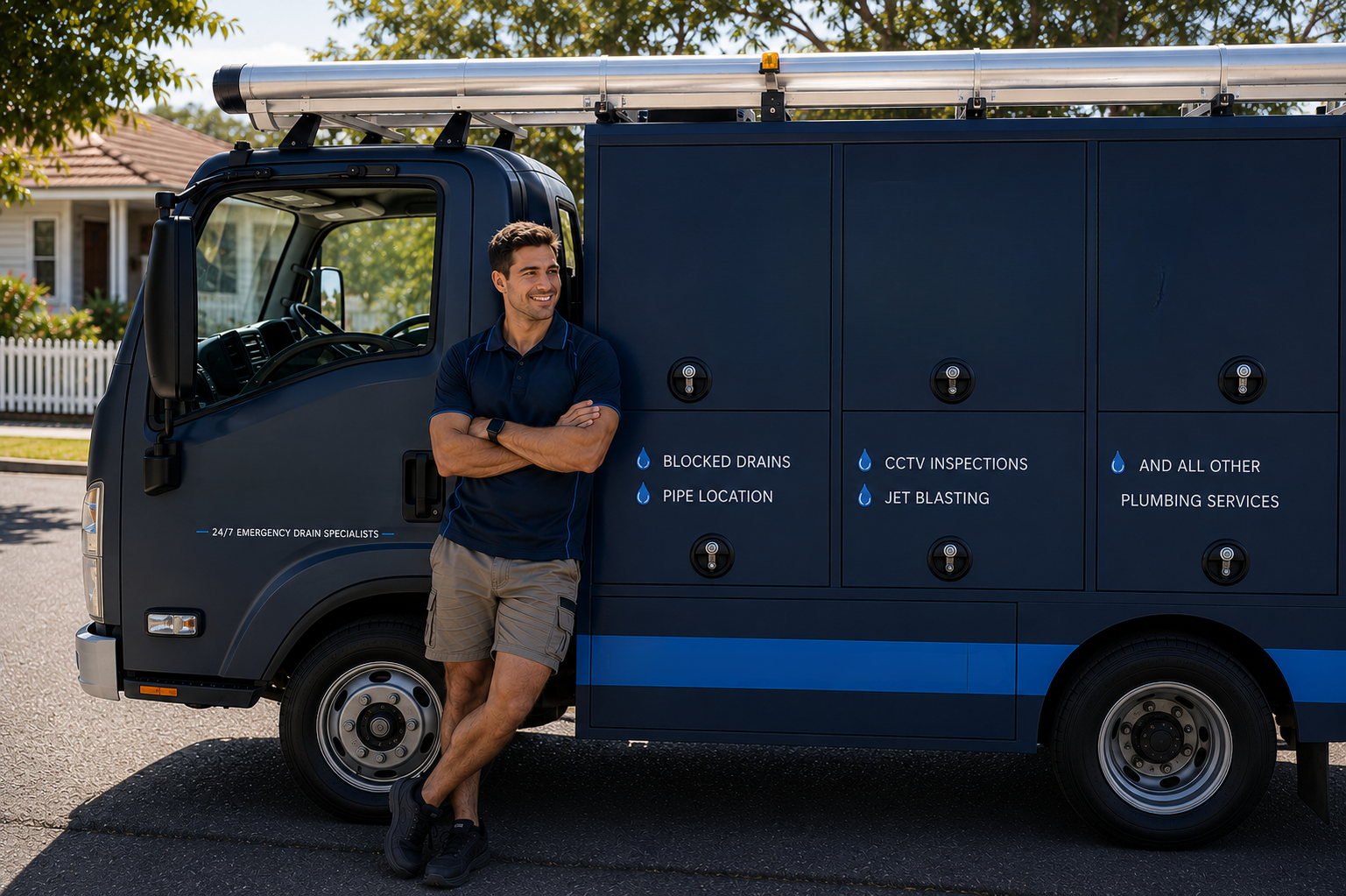 Plumber with Yowie Bay Blocked Drains van